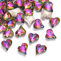 Simple Style Heart Shape Glass Nail Patches 1 Piece sku image 54