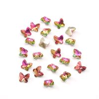 Simple Style Butterfly Glass Nail Patches 1 Piece sku image 5