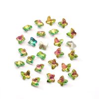 Simple Style Butterfly Glass Nail Patches 1 Piece sku image 4