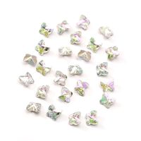 Simple Style Butterfly Glass Nail Patches 1 Piece sku image 30