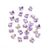 Simple Style Butterfly Glass Nail Patches 1 Piece sku image 9