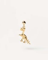 Casual Simple Style Astronaut Dinosaur Number Sterling Silver Plating Inlay Zircon Jewelry Accessories sku image 10