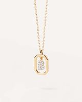 Casual Simple Style Letter Sterling Silver Plating Inlay Zircon Pendant Necklace sku image 2