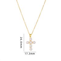 Simple Style Cartoon Character Heart Shape Bow Knot Copper Inlay Zircon Pendant Necklace sku image 40