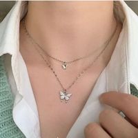 Modern Style Butterfly Alloy Wholesale Necklace main image 1