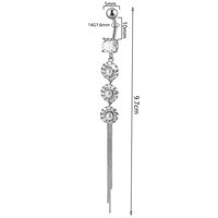 Casual Geometric Stainless Steel Inlay Zircon Belly Ring sku image 1