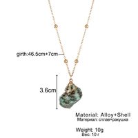 Vacation Shell Alloy Wholesale Pendant Necklace main image 2