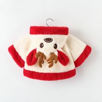 Children's Day Christmas Cute Deer Cotton Blend Girls Outerwear main image 4