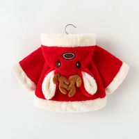 Children's Day Christmas Cute Deer Cotton Blend Girls Outerwear main image 2
