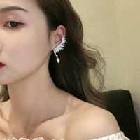 1 Pair Fairy Style Lady Wings Plating Inlay Alloy Rhinestones Ear Cuffs main image 3