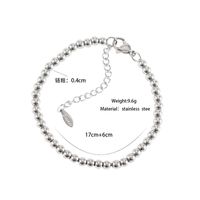 Fashion Geometric Titanium Steel Chain Bracelets 1 Piece sku image 3