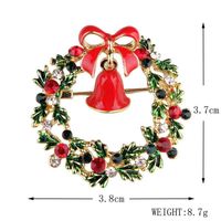 Fashion Christmas Tree Alloy Plating Inlay Artificial Gemstones Unisex Brooches sku image 48