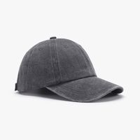 Unisex Japanese Style Solid Color Curved Eaves Baseball Cap sku image 1