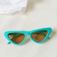Retro Sweet Commute Solid Color Pc Resin Cat Eye Full Frame Women's Sunglasses sku image 6