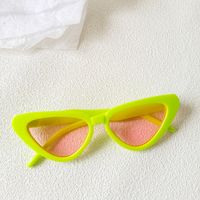 Retro Sweet Commute Solid Color Pc Resin Cat Eye Full Frame Women's Sunglasses sku image 8