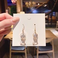 Fashion Heart Shape Alloy Plating Inlay Artificial Gemstones Women's Drop Earrings 1 Pair sku image 66