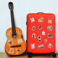 50 Cartoon Retro Pattern Stickers Special Decoration Luggage Notebook Waterproof Removable Stickers main image 5