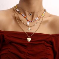 Vacation Sweet Star Heart Shape Alloy Wholesale Layered Necklaces main image 6