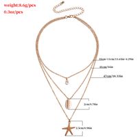 Vacation Starfish Shell Alloy Wholesale Layered Necklaces main image 3