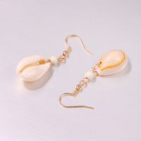1 Paire Vacances Coquille Coquille Boucles D'oreilles main image 2