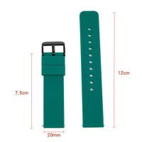 Switch Ear Multi-color Silicone Waterproof Smart Watch Band 16/18/20/22/24mm Quick Release Watchband Accessories main image 5