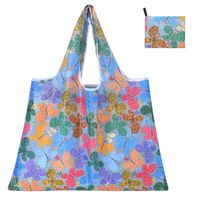 Cute Pastoral Flower Polyester Composite Needle Punched Cotton Shopping Bags sku image 2