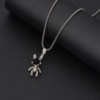Cute Animal Alloy Titanium Steel Wholesale Pendant Necklace sku image 3