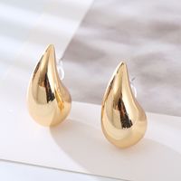 1 Pair Vacation Solid Color Plating Stainless Steel Gold Plated Silver Plated Ear Studs main image 6