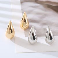 1 Pair Vacation Solid Color Plating Stainless Steel Gold Plated Silver Plated Ear Studs main image 3