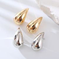 1 Pair Vacation Solid Color Plating Stainless Steel Gold Plated Silver Plated Ear Studs main image 1