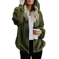 Women's Hoodie Long Sleeve Hoodies & Sweatshirts Casual Solid Color main image 2