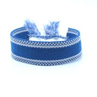 Wholesale Jewelry Bohemian Color Block Polyester Tassel Bracelets sku image 22