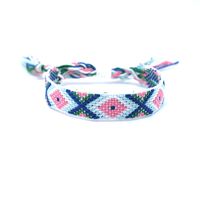Wholesale Jewelry Bohemian Color Block Polyester Tassel Bracelets sku image 3