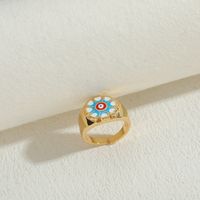 Elegant Luxurious Flower Copper Plating Inlay Zircon 14k Gold Plated Open Rings main image 6