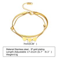 IG Style Simple Style Star Heart Shape 201 Stainless Steel Shell Zircon Bracelets In Bulk sku image 3