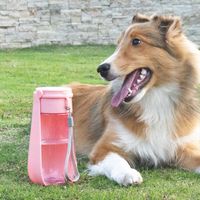 Pet Cups Portable Cup Water Feeder Folding Bottle Dog Outing Drinking Cup Portable Flip Pet Cup main image 1