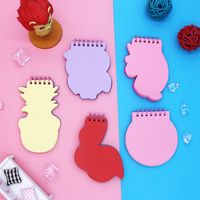 Pvc Soft Rubber Cover Coil Loose-leaf Notepad Creative Cartoon Notebook Portable Notepad Wholesale main image 5