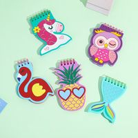 Pvc Soft Rubber Cover Coil Loose-leaf Notepad Creative Cartoon Notebook Portable Notepad Wholesale main image 3