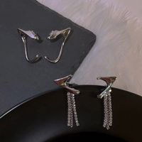 1 Pair Modern Style Geometric Plating Inlay Alloy Artificial Gemstones Drop Earrings main image 5