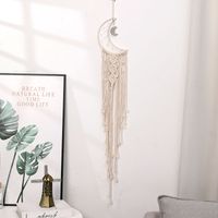 Casual Star Moon Alloy Cotton Thread Iron Pendant Wall Art sku image 1