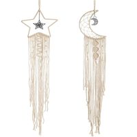 Casual Star Moon Alloy Cotton Thread Iron Pendant Wall Art main image 3