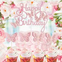 Birthday Butterfly Paper Party Cake Decorating Supplies sku image 2