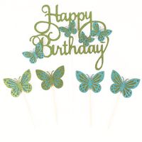 Birthday Butterfly Paper Party Cake Decorating Supplies sku image 5