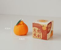 New Simple Simulation Orange Shape Soy Wax Candle sku image 1