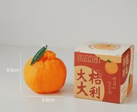 New Simple Simulation Orange Shape Soy Wax Candle sku image 2