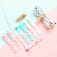 Anti-lost Headset Storage Silicone Cable Tie Data Cable Strap Headset Winder Bundle Protection Rope Cord Manager main image 1