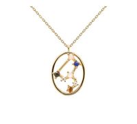 Modern Style Constellation Artificial Gemstones Alloy Copper Wholesale Necklace sku image 5