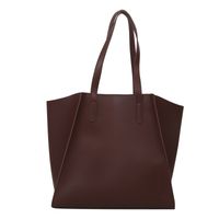 Women's All Seasons Pu Leather Elegant Basic Tote Bag Underarm Bag sku image 2