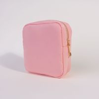 Women's All Seasons Nylon Letter Basic Square Zipper Cosmetic Bag sku image 31