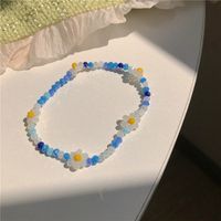 Vacation Flower Beaded Plastic Crystal Women's Bracelets sku image 3